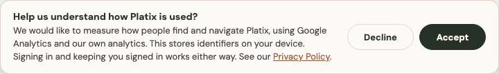 The consent banner, offering Reject optional, Analytics only, and Accept all choices.