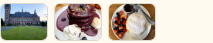 Three photo thumbnails shown in a row on a trip stop.